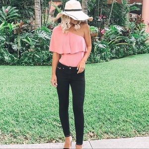 MLM one shoulder top